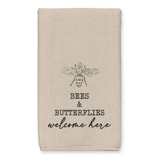 Bees & Butterflies Welcome Tea Towel Set